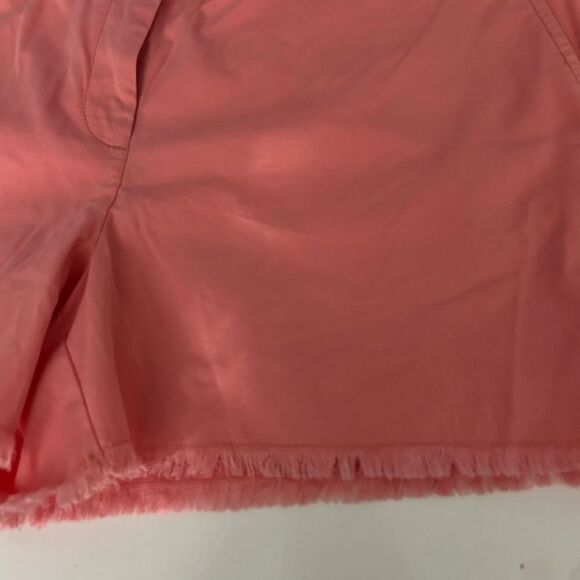 NEW LOFT Pink High Rise Raw Hem 4” Bermuda Shorts Size 16 - Picture 12 of 12